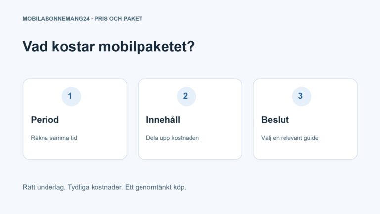 Vad kostar mobilpaketet?: Period, Innehåll, Beslut. Redaktionell beslutsillustration.