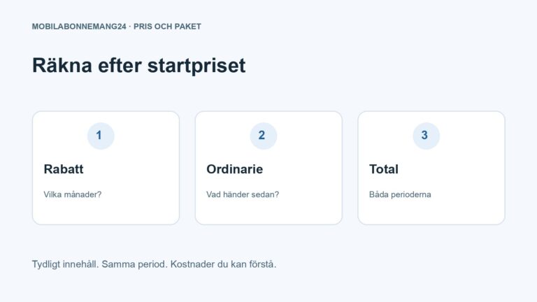 Räkna efter startpriset: Rabatt, Ordinarie, Total. Redaktionell beslutsillustration.